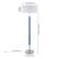 Alt View 13. Camden&Wells - Simone Floor Lamp - Blue/Polished Nickel.