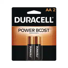 Duracell - MN1500B2Z Power Boost CopperTop Alkaline AA Batteries (2/Pack)