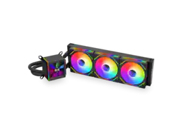 Lian Li - Galahad II LCD 360mm AIO, Intel & AMD Compatible - GA2ALCD36INB - Black