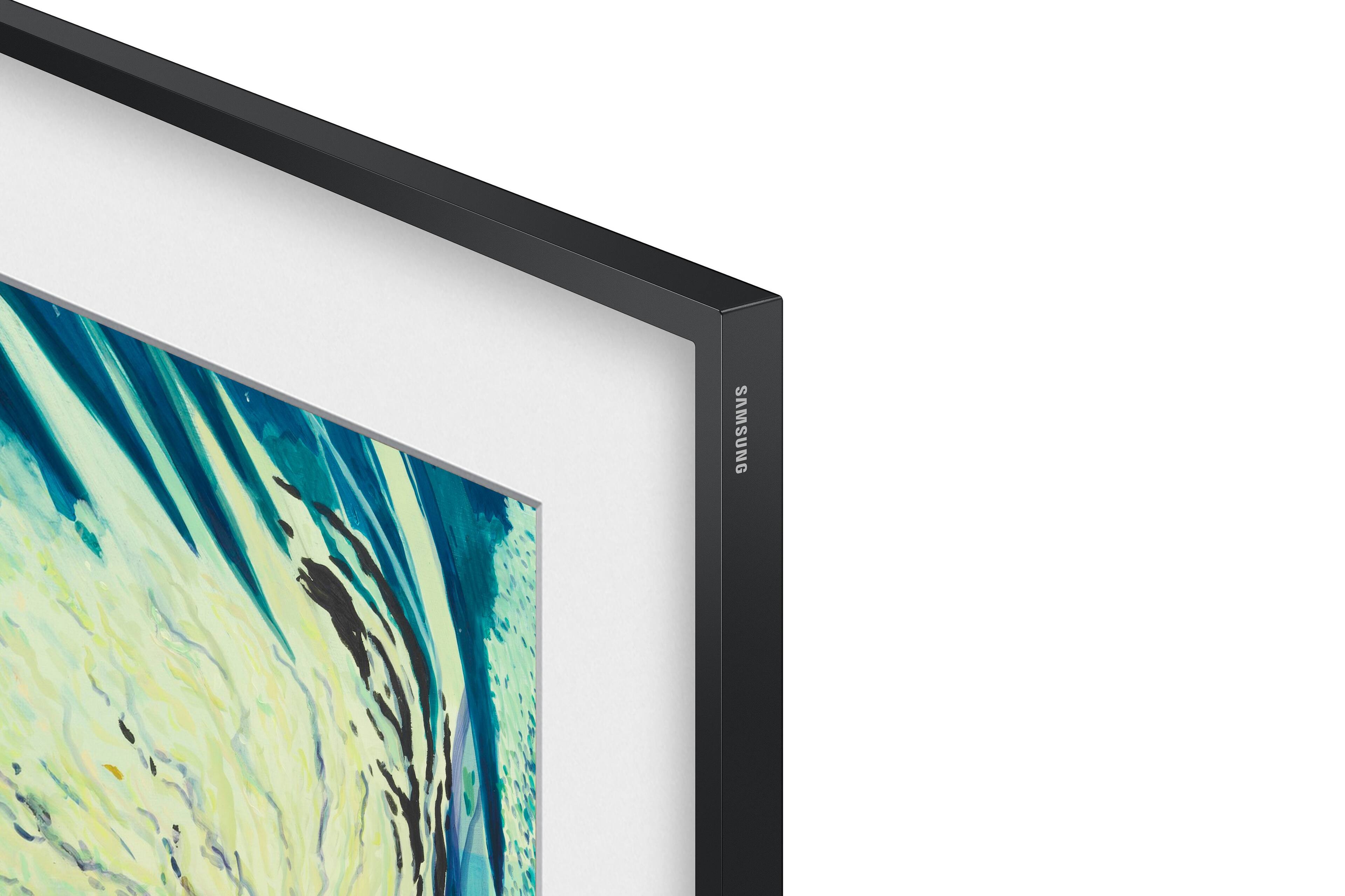 Left. Samsung - Samsung QN65LS03FADXZA 65" The Frame QLED 4K Art Mode Vision AI Smart TV (2025) - Black.