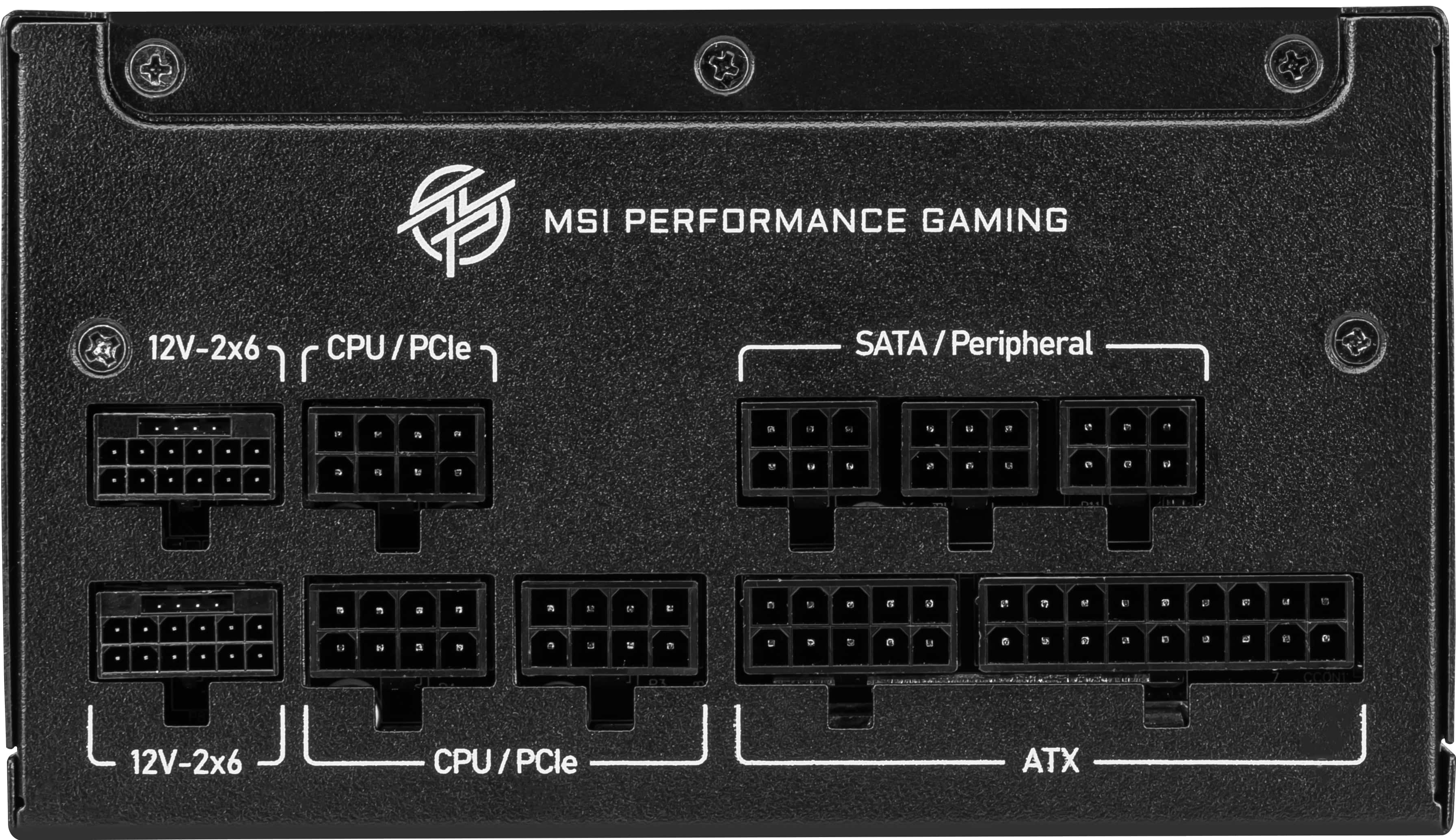 MSI Performance Gaming 12V-2x6 CPU / PCIe SATA / Peripheral I/O 12V-2x6 CPU / PCle ATX