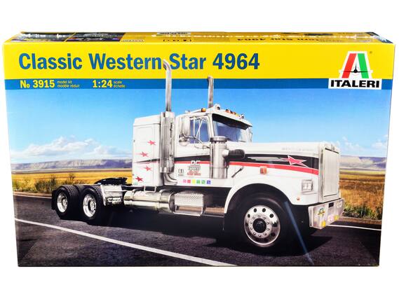 Classic Western Star 4964
No 3915
model kit
1:24 scale
model réduit
1:24 échelle
ITALERI