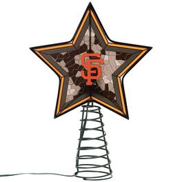 The Memory Company - San Francisco Giants Mosaic Tree Topper - Multicolor