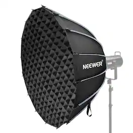Neewer - 47.2" Parabolic Softbox Kit, Bowens Mount, for Studio Lighting