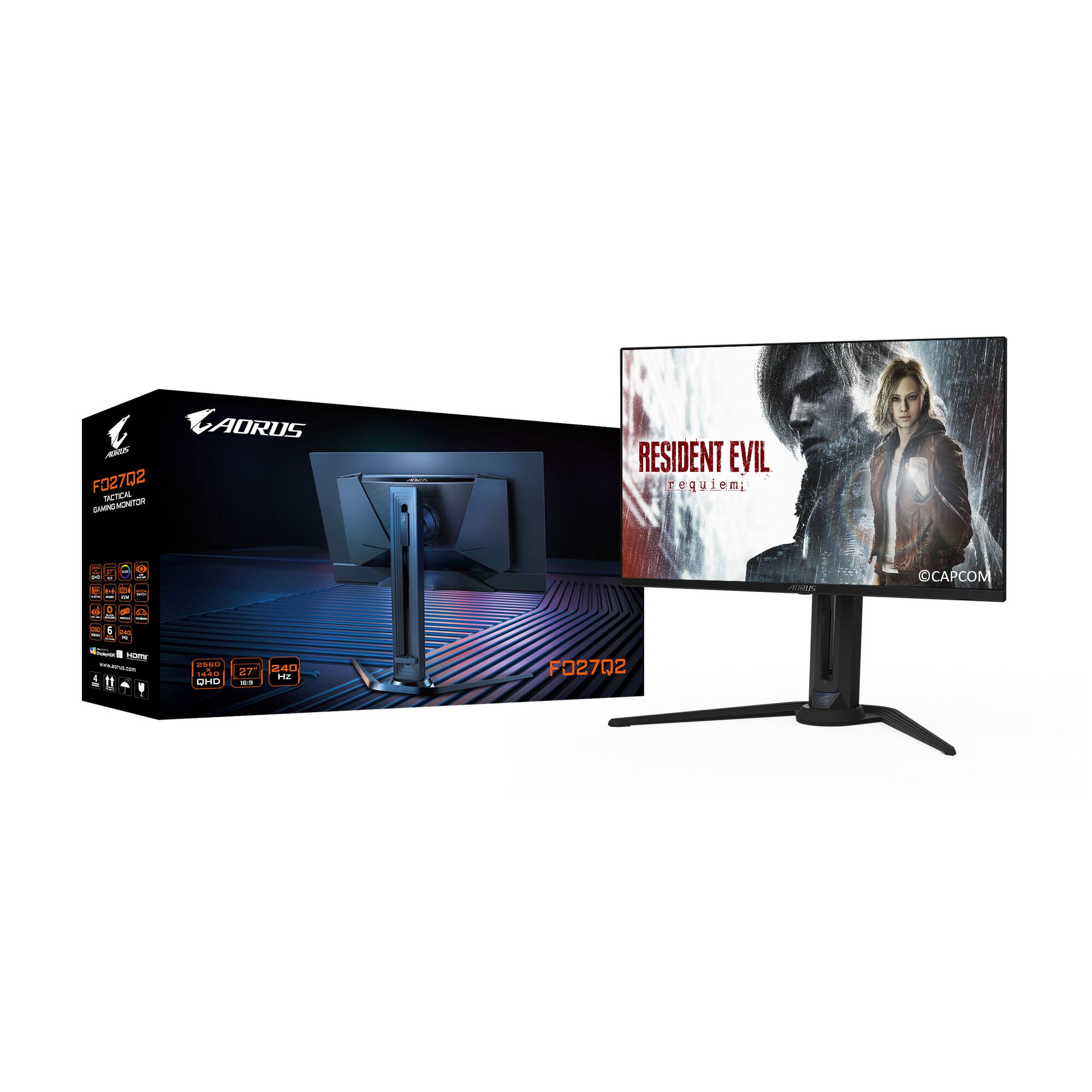 FO2702 - AORUS | RESIDENT EVIL requiem - 27" 240Hz 1ms 1440p HDR
