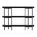 Alt View 18. Martha Stewart - Emmett Display Bookcase with Vertical Steel Posts - Black Wood Grain/Oil Rubbed Bronze Frame.