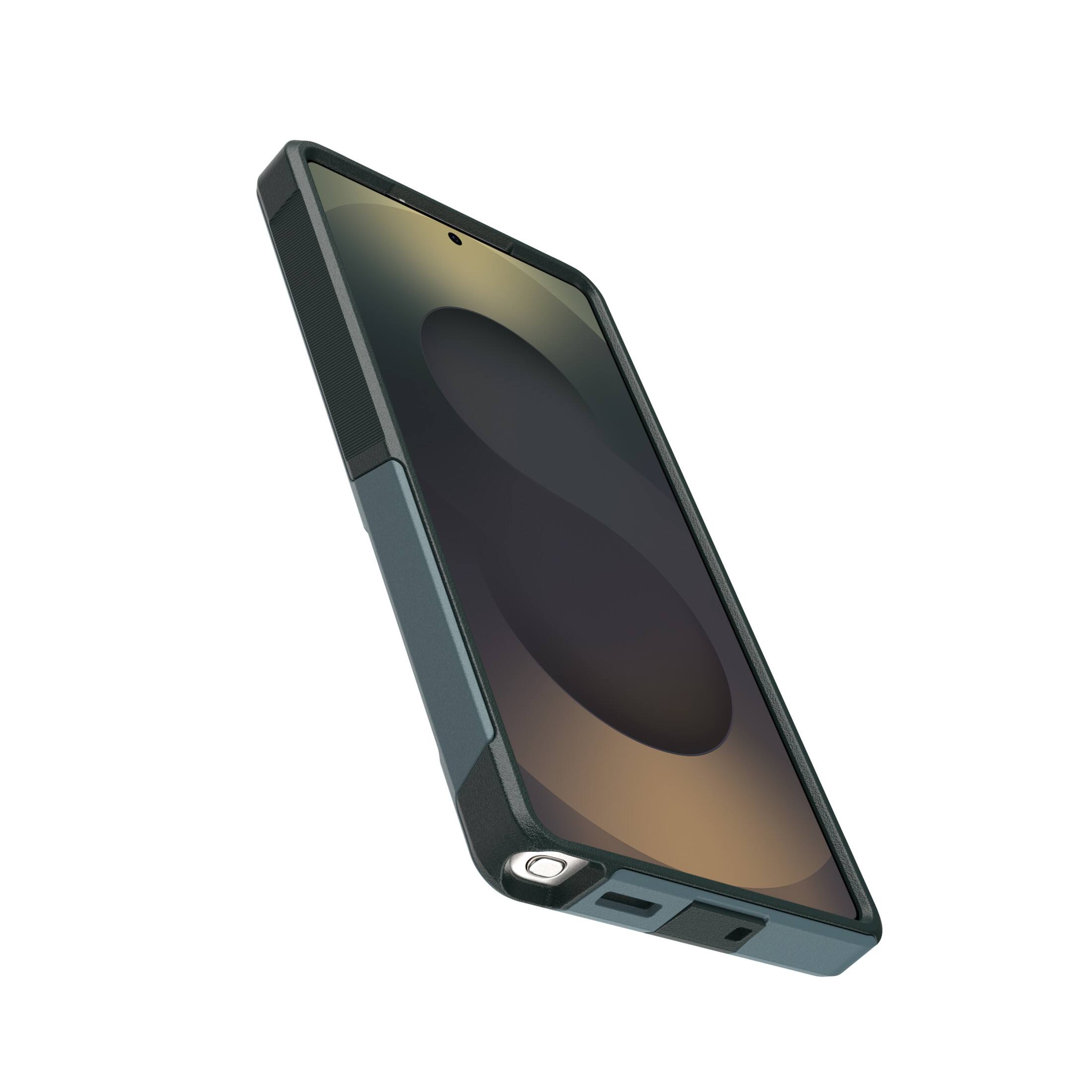 Left. OtterBox - Commuter Series Hard Shell for Galaxy S25 Ultra - Sagebrush Green.