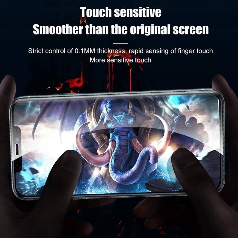 Touch sensitive  
Smoother than the original screen  

Strict control of 0.1MM thickness, rapid sensing of finger touch  
More sensitive touch