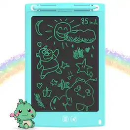 myFirst - Sketch II - Kid's 8.5-inch LCD Writing Tablet, Colorful Doodle Pad Drawing Board, Educational Toddler Toy - Blue