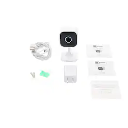 RadioShack - Indoor Camera 3MP HD, Night Vision 32 ft, Alexa & Google Compatible, Motion & Sound Detection, Two-Way Audio