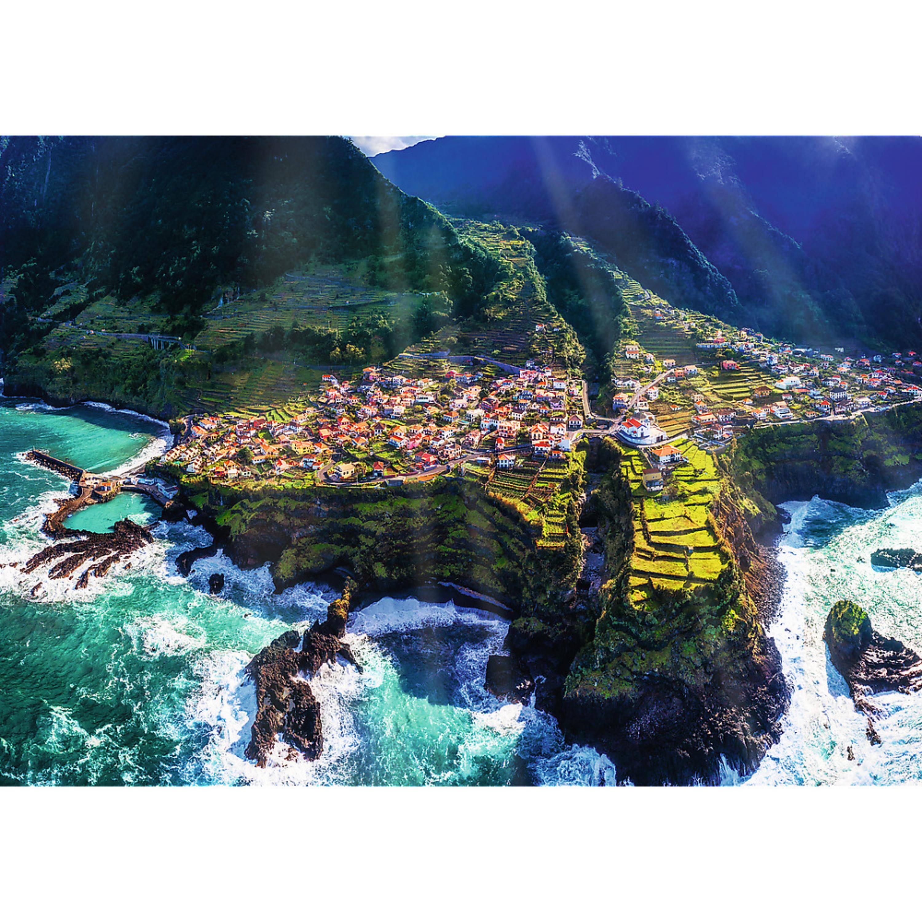 Alt View 1. Trefl - Trefl Premium Plus 1000 Piece Puzzle - Madeira Island, Portugal.
