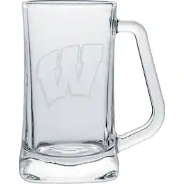 Indigo Falls - Wisconsin Badgers 15oz. Frost Etch Glass Tankard - Multicolor