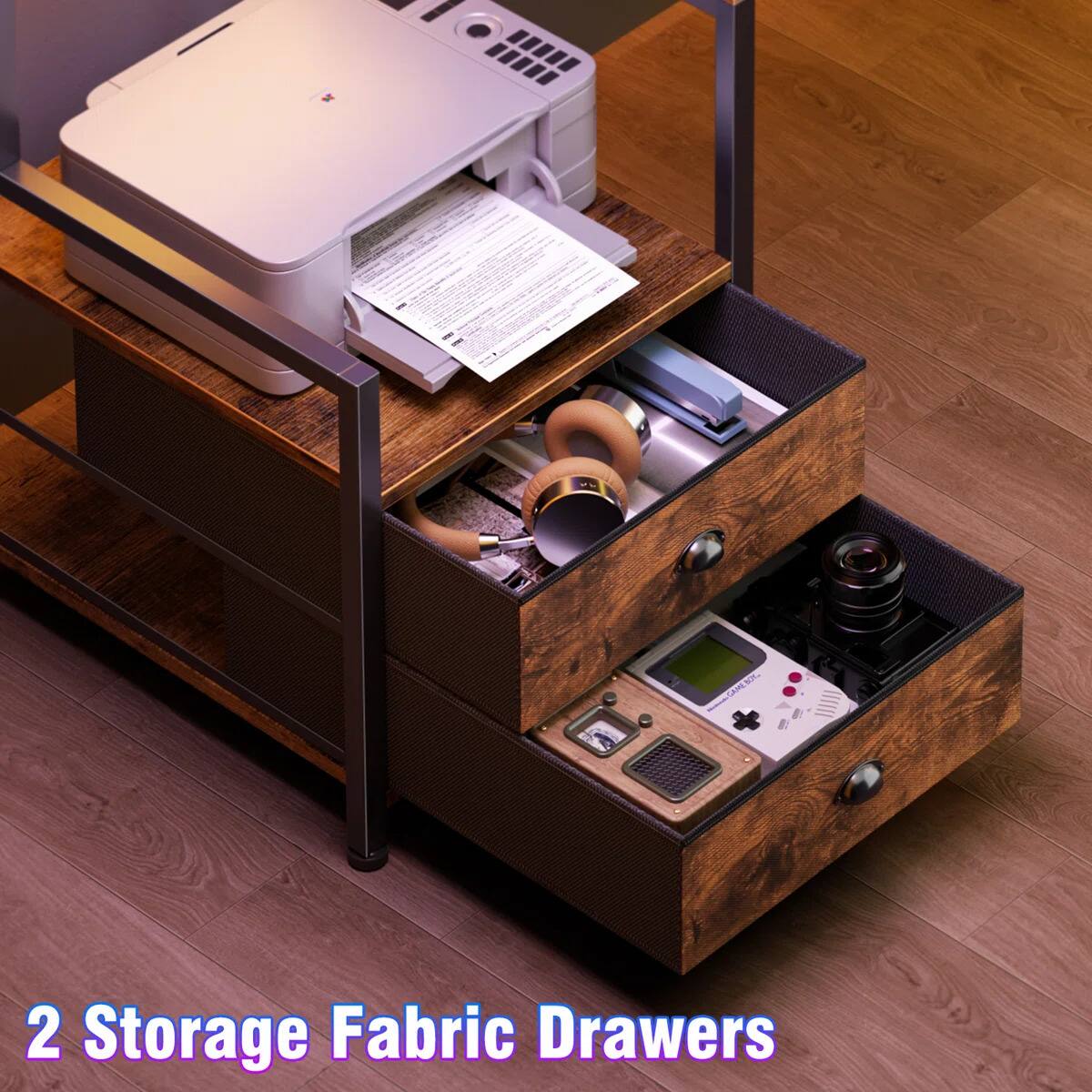 2 Storage Fabric Drawers