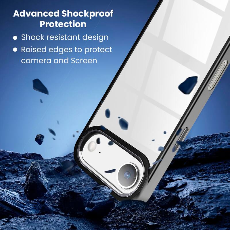 Advanced Shockproof Protection

- Shock resistant design
- Raised edges to protect camera and Screen