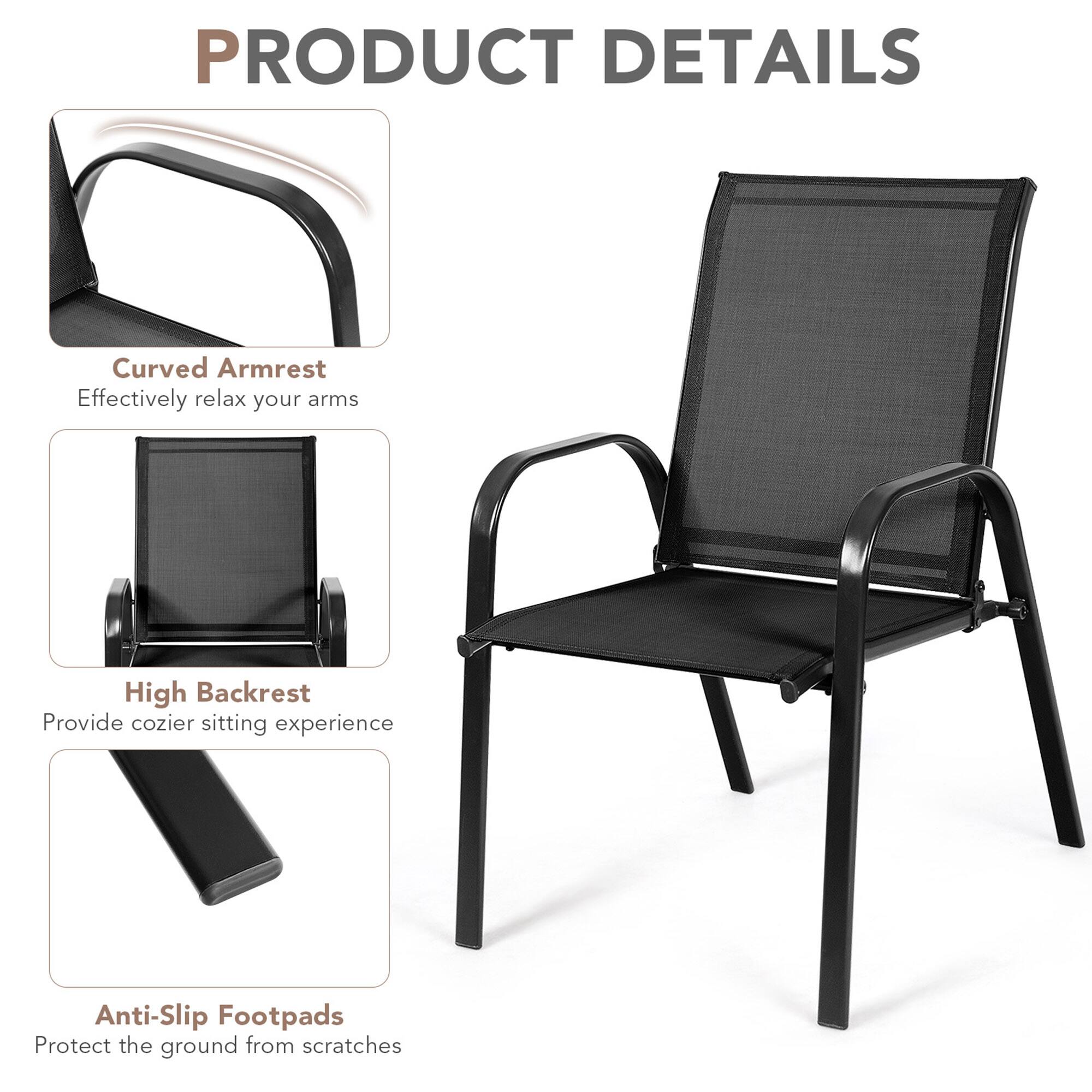PRODUCT DETAILS

- Curved Armrest  
  Effectively relax your arms

- High Backrest  
  Provide cozier sitting experience

- Anti-Slip Footpads  
  Protect the ground from scratches