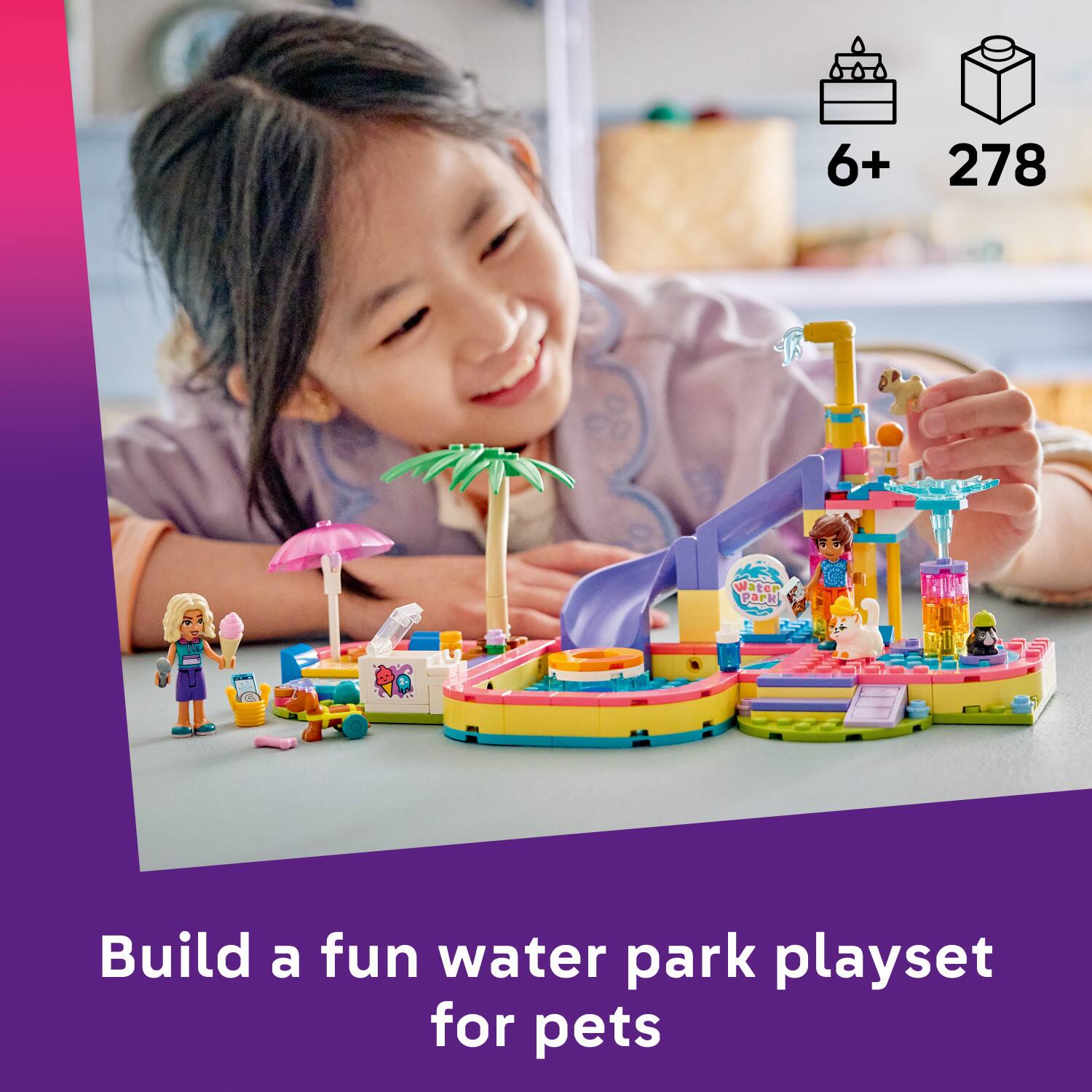 6+ 278  
Water park - Build a fun water park playset for pets