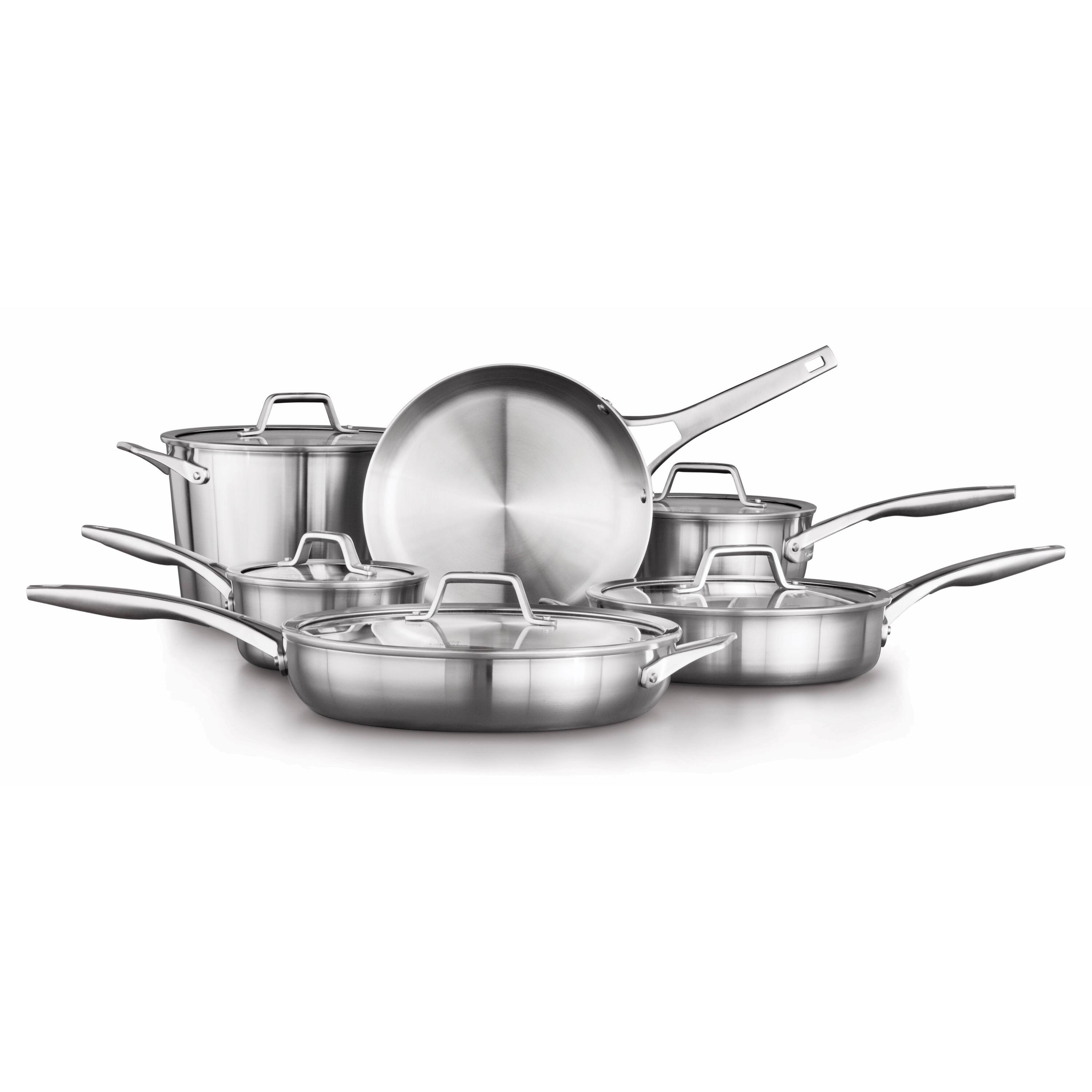 Calphalon - Premier™ 11-Piece Set - Stainless Steel