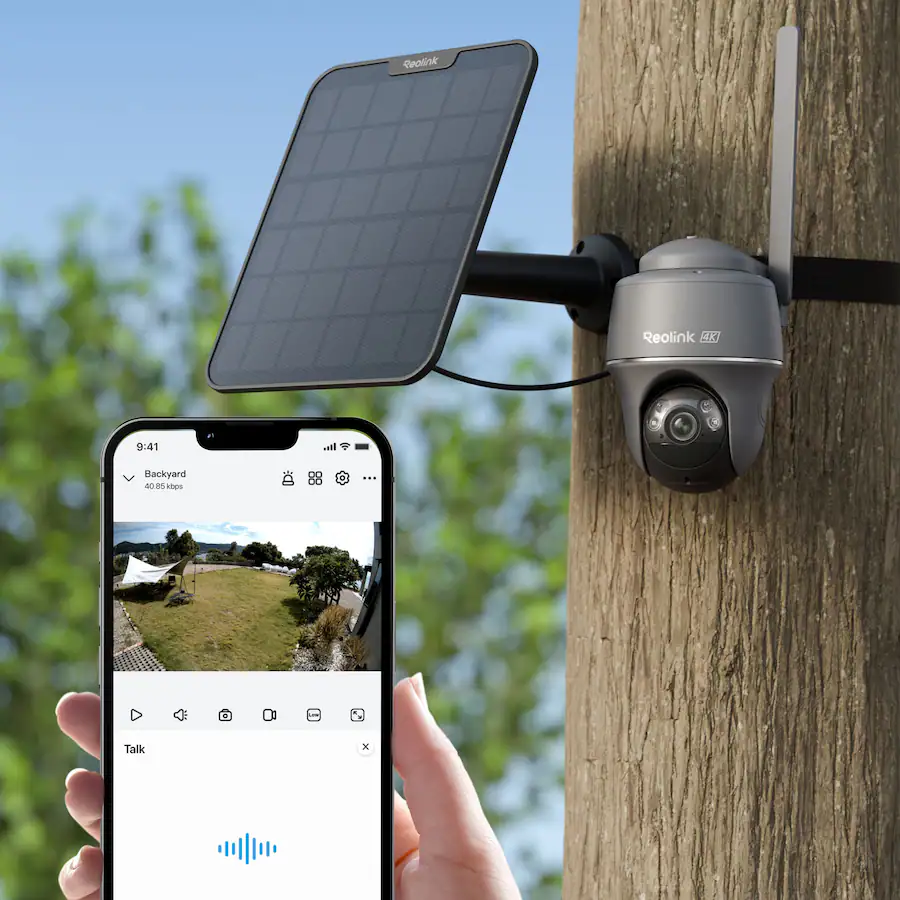 Reolink Go Series G440 4K 8MP Solar Outdoor Wireless 4G LTE Pan