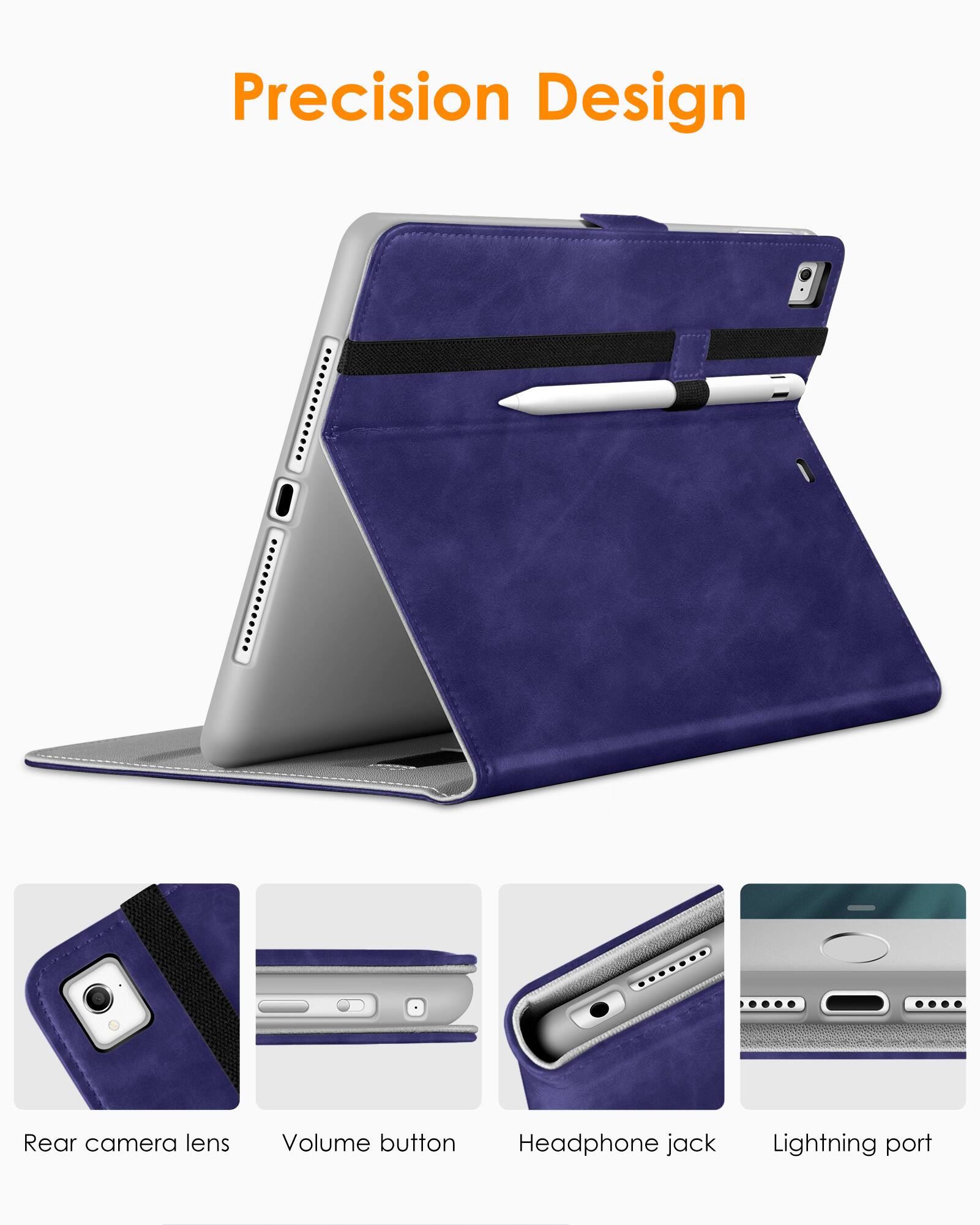 Precision Design

- Rear camera lens
- Volume button
- Headphone jack
- Lightning port