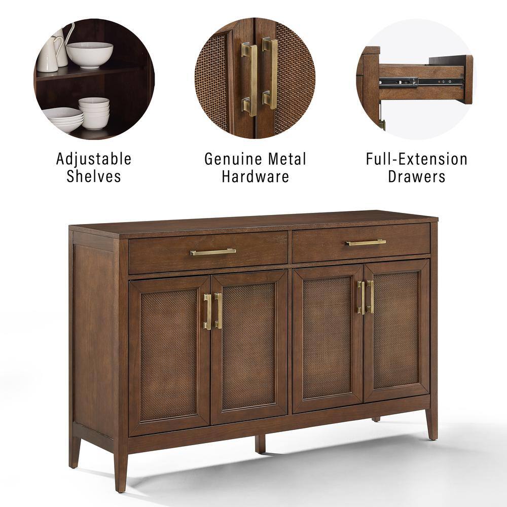 Adjustable Shelves, Genuine Metal Hardware, Full-Extension Drawers