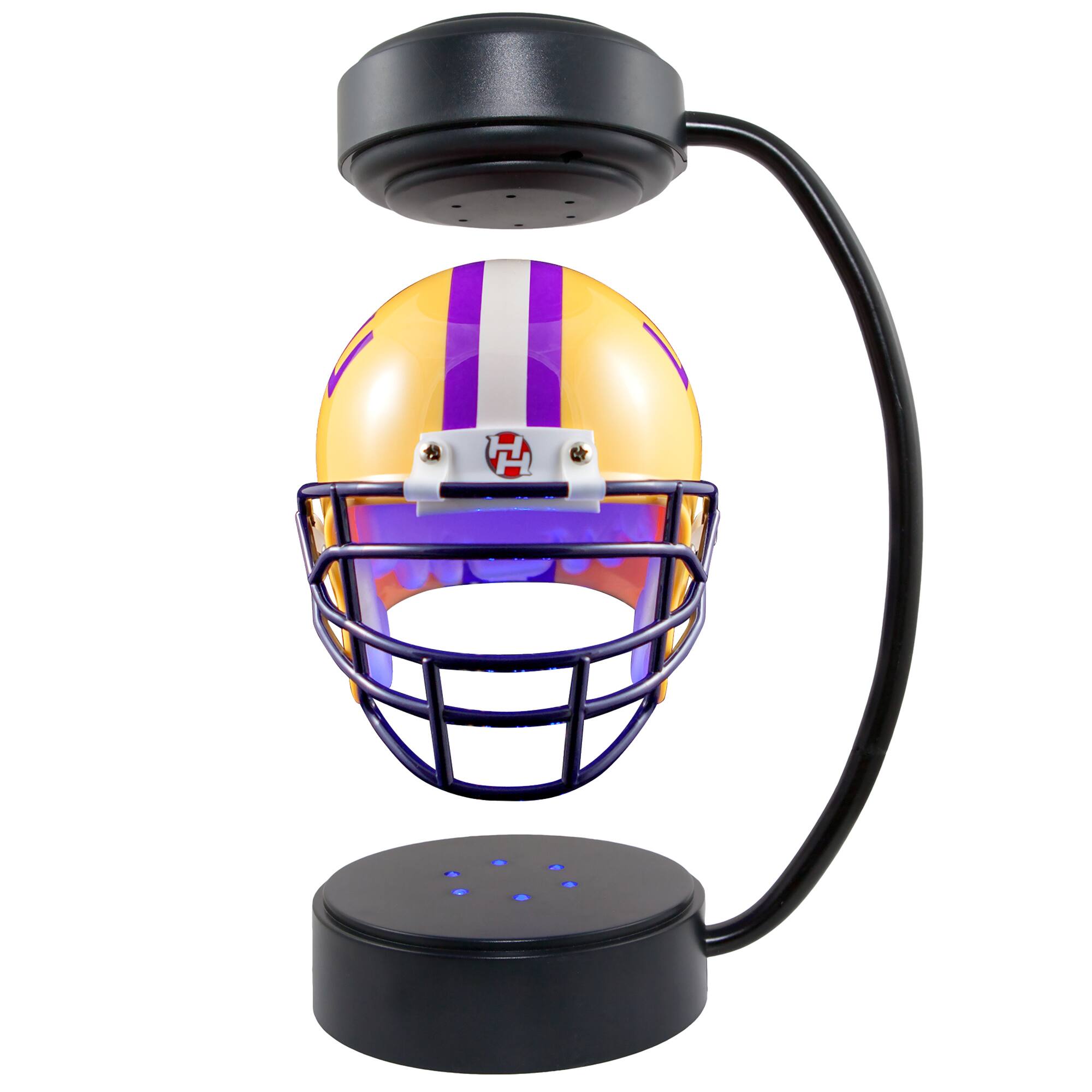 Alt View 2. Pegasus - LSU Tigers Hover Team Helmet - Multicolor.