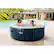 Angle. Intex - Inflatable Portable Heated Jet Hot Tub - Blue.