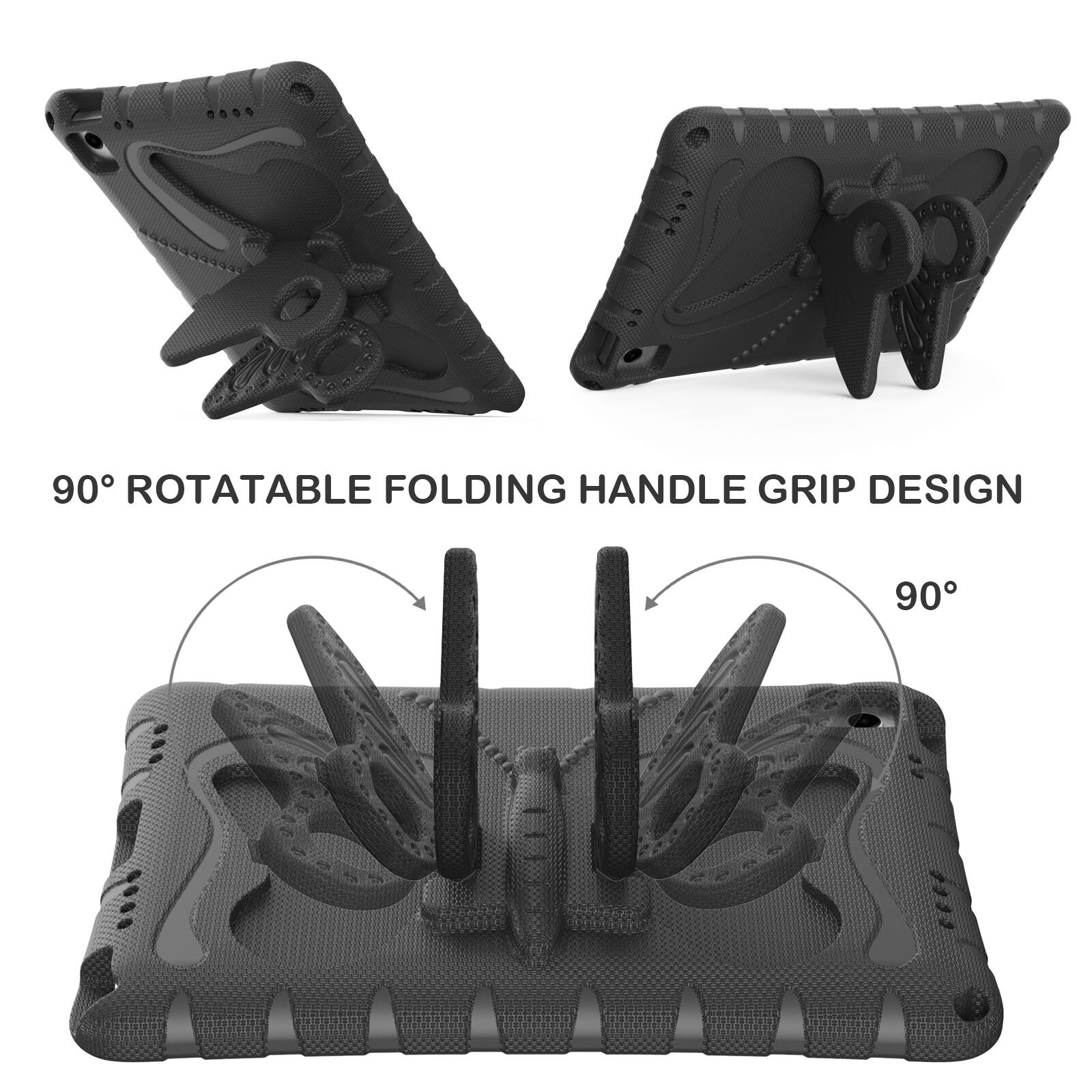 90° ROTATABLE FOLDING HANDLE GRIP DESIGN