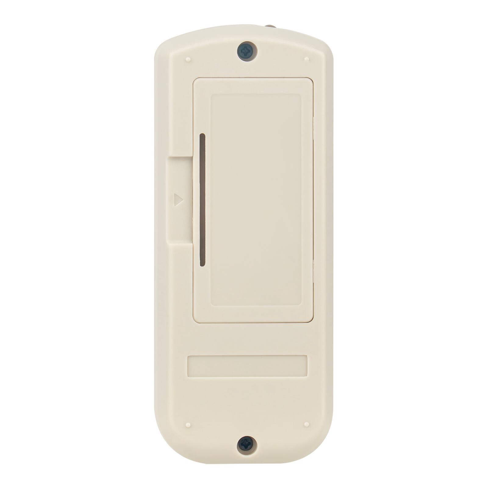 Back. ZdalaMit - Replacement Remote for Panasonic AC CW-XC104HU A75C4187 CW-XC203EU CW-XC103HU CW-XC104HU CW-XC105HU CW-XC123HU - White.