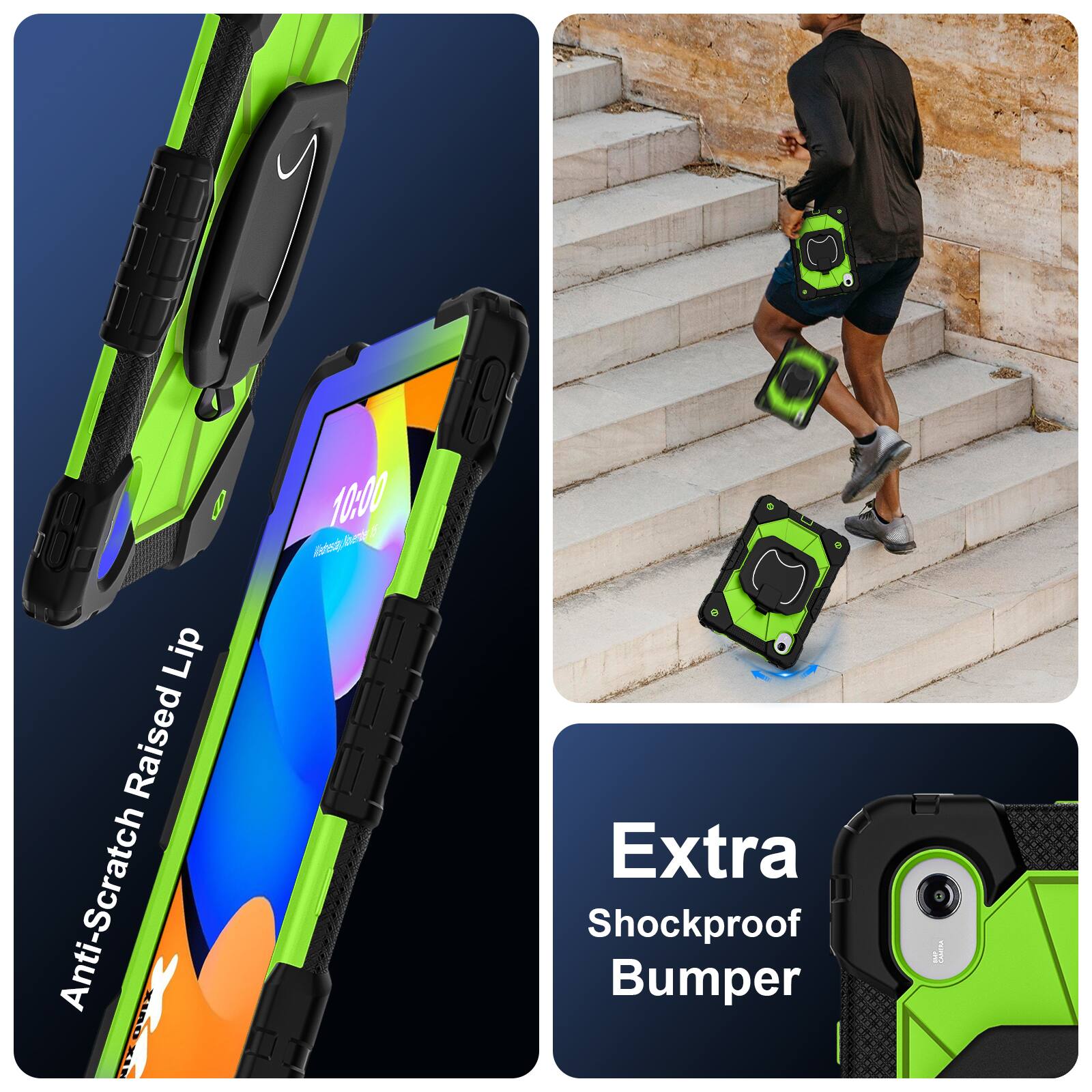 6 10:00 BeeDrs Anti-Scratch Raised Lip KIRO Extra Shockproof Bumper