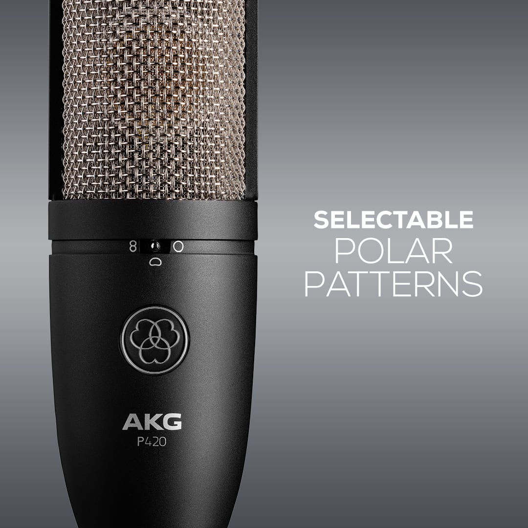 AKG Wired P420 Multi-Pattern Studio Condenser Microphone