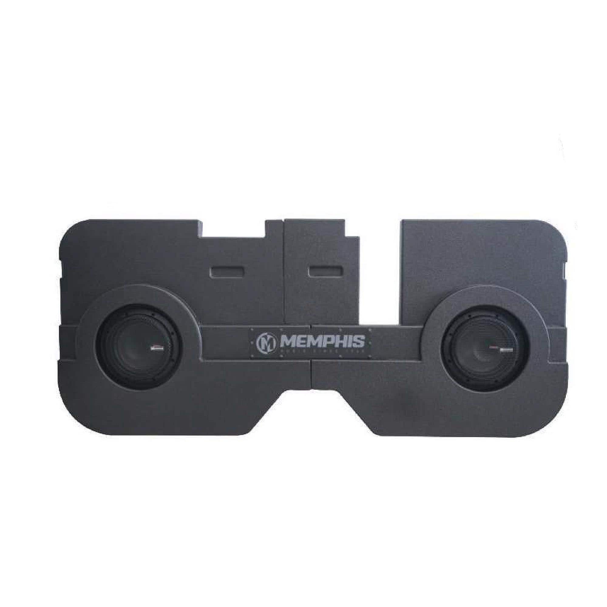 Memphis Car Audio - Memphis Audio MJMERAM8D1V3 Dual 8" Ram enclosure 1 Ohm - Black/Gray