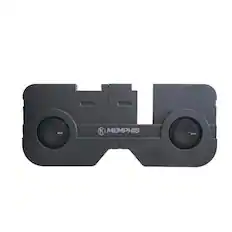 Front. Memphis Car Audio - Memphis Audio MJMERAM8D1V3 Dual 8" Ram enclosure 1 Ohm - Black/Gray.