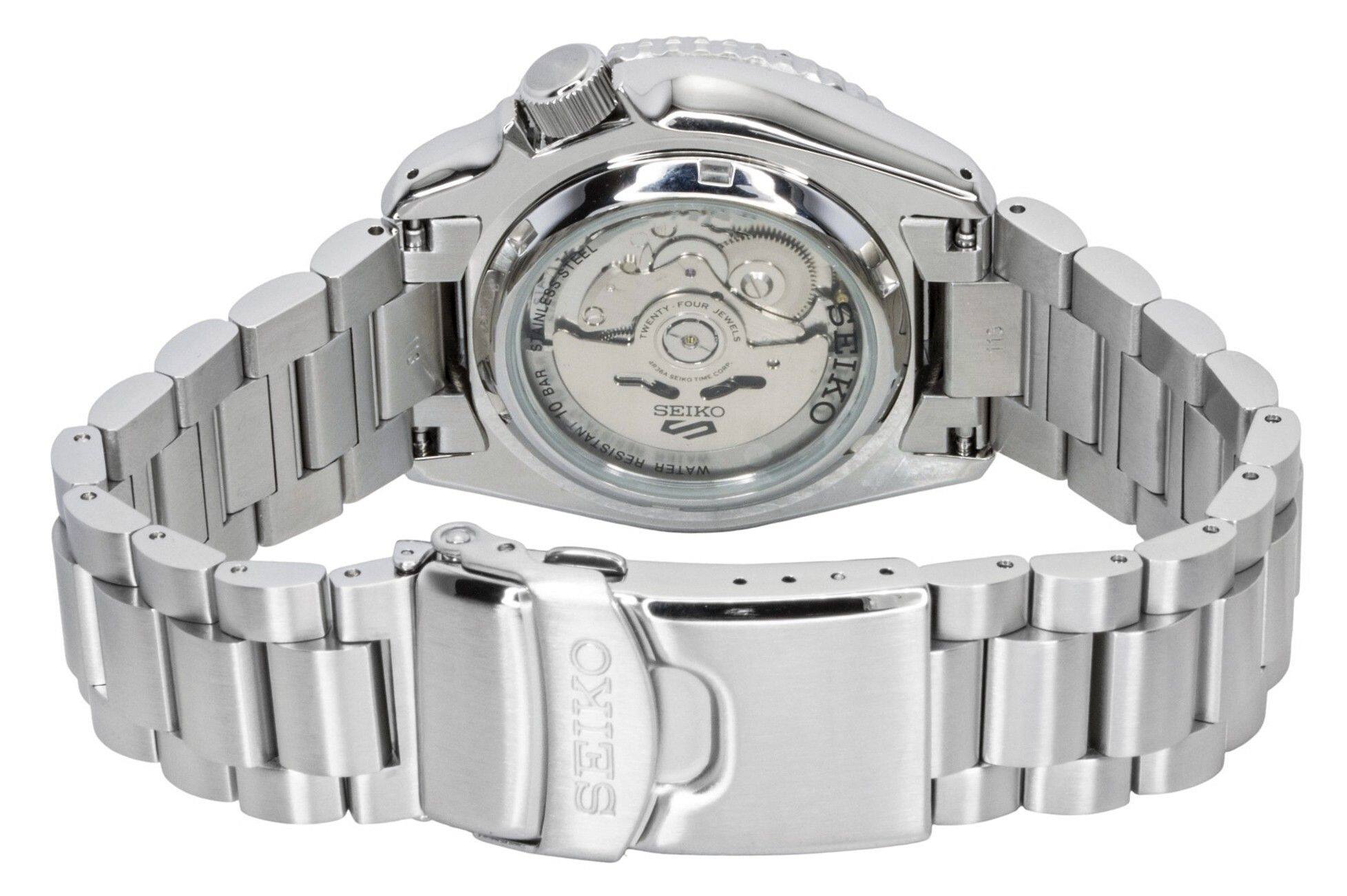 STEEL NLEBS'S TWENTY FOUR JEWELS S AA 10aP Sm C.M BAR E 10 SEIKO S RESISTANT WATER SEIKO