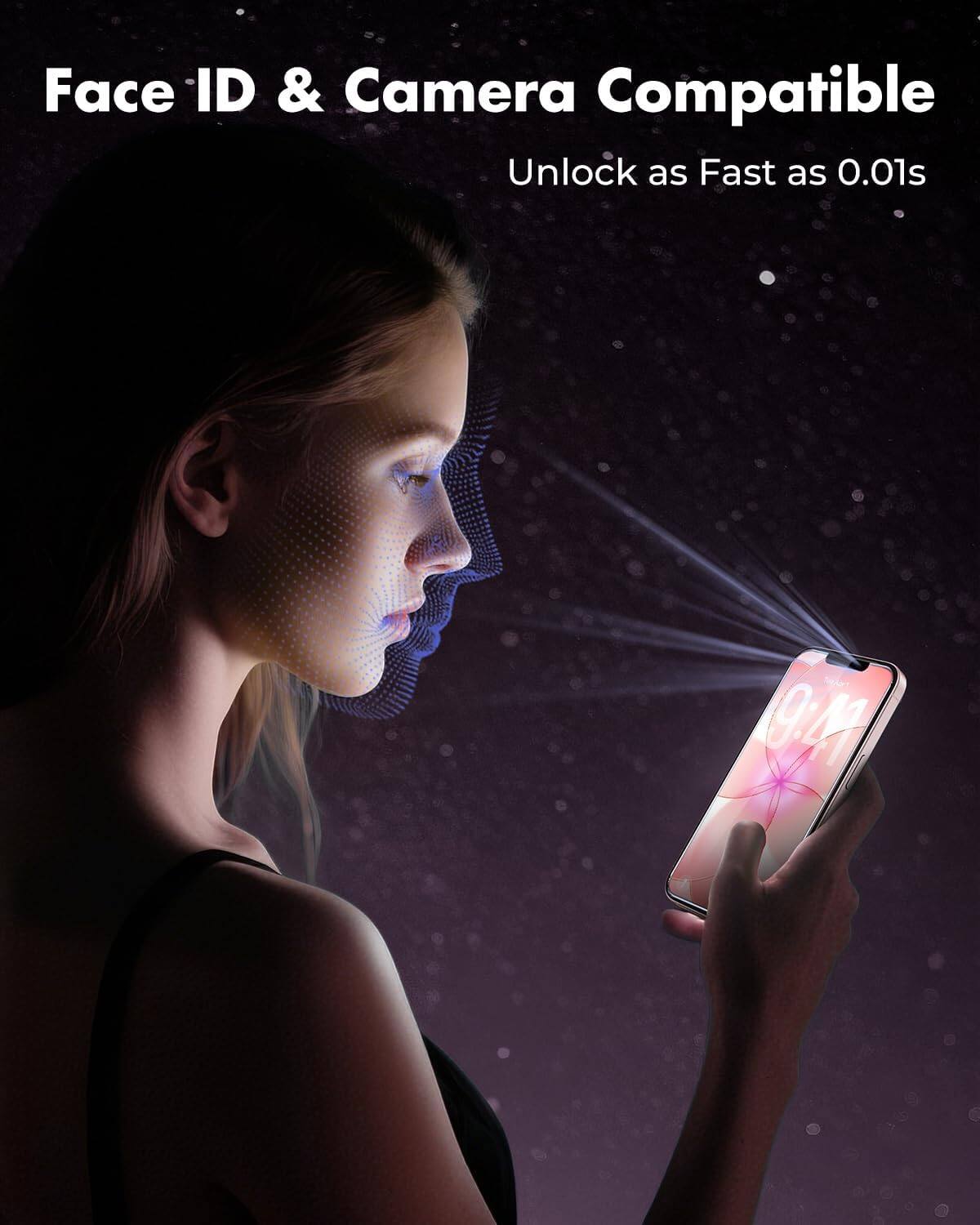Face ID & Camera Compatible  
Unlock as Fast as 0.01s