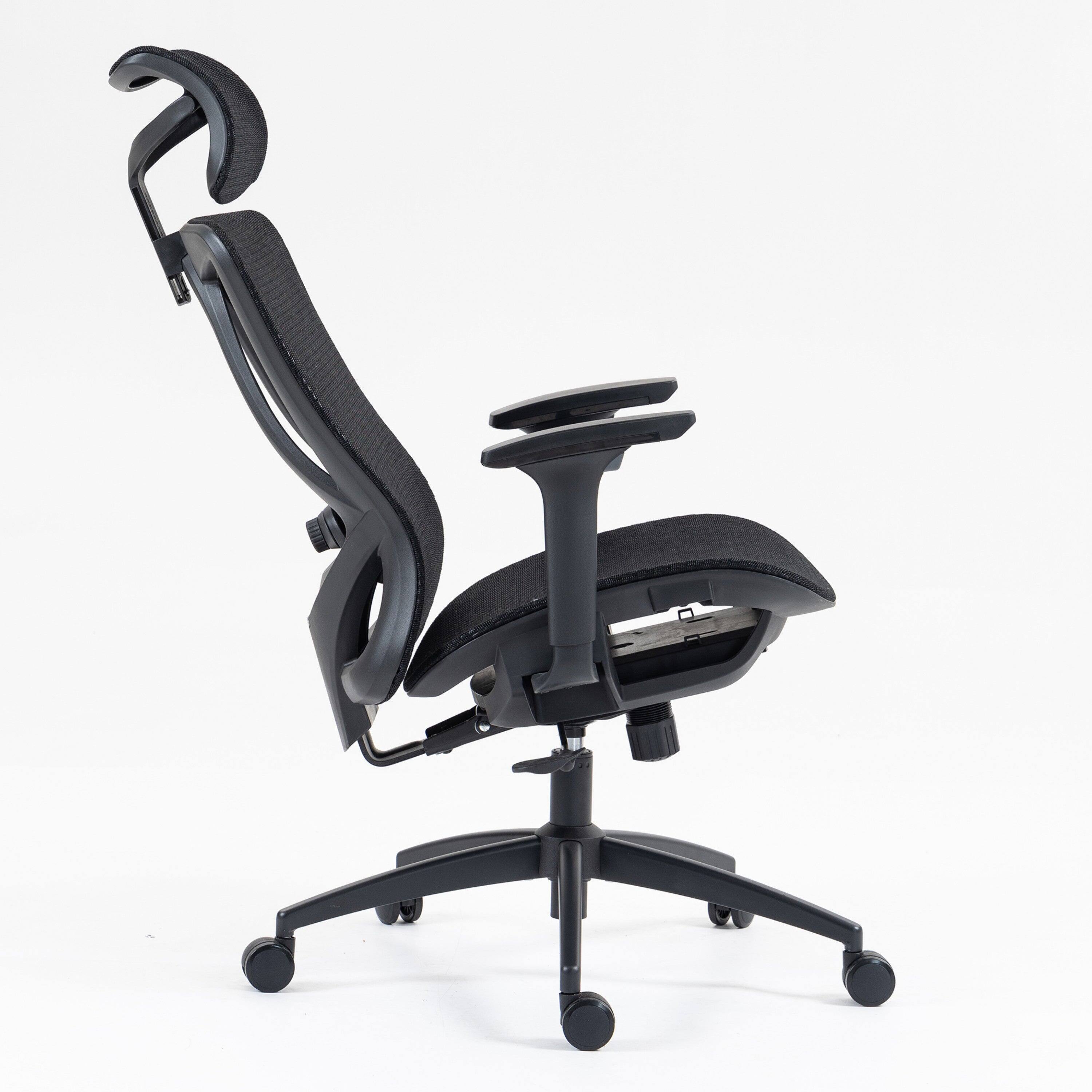 Alt View 6. Boyel Living - High Back Ergonomic Mesh Office Chair Black - Black.