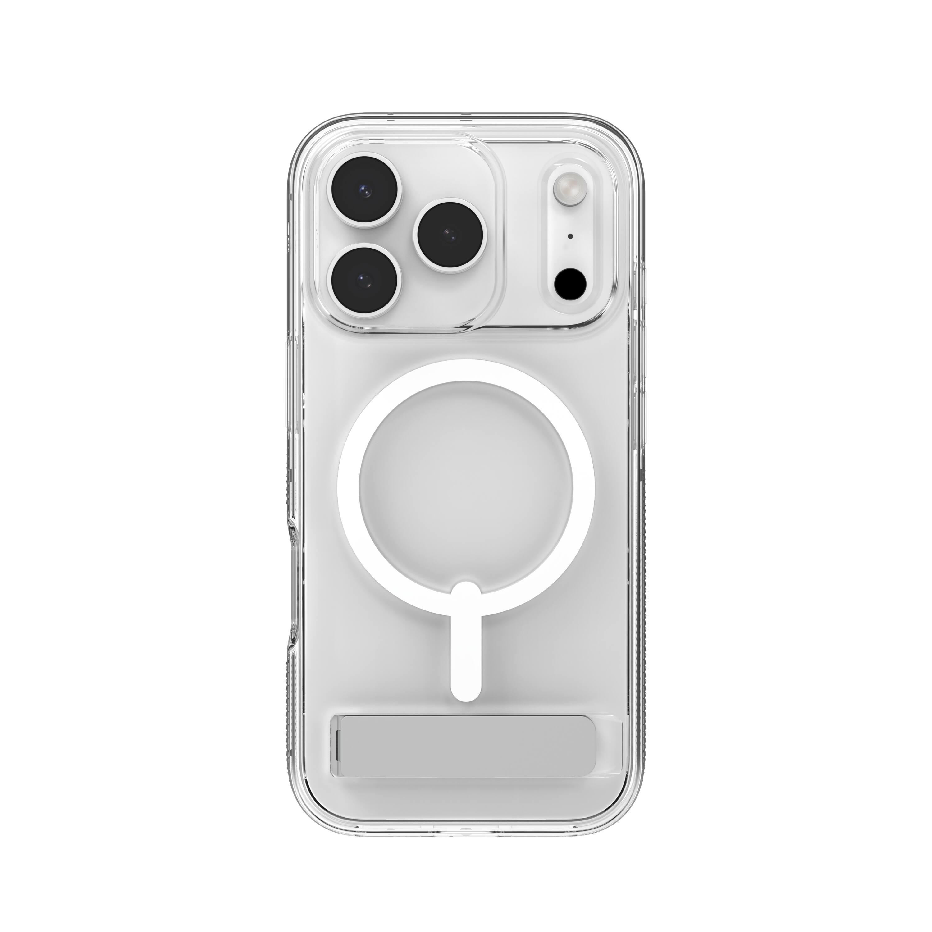 Alt View 12. ZAGG - Crystal Palace Snap MagSafe Compatible Case w/ Kickstand for Apple iPhone 17 Pro - Clear.