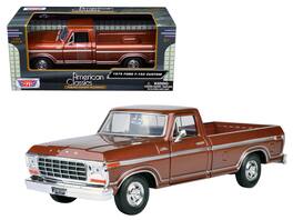 1979 Ford F-150 Pickup Truck 1/24 Diecast Model Car by Motormax - Brown