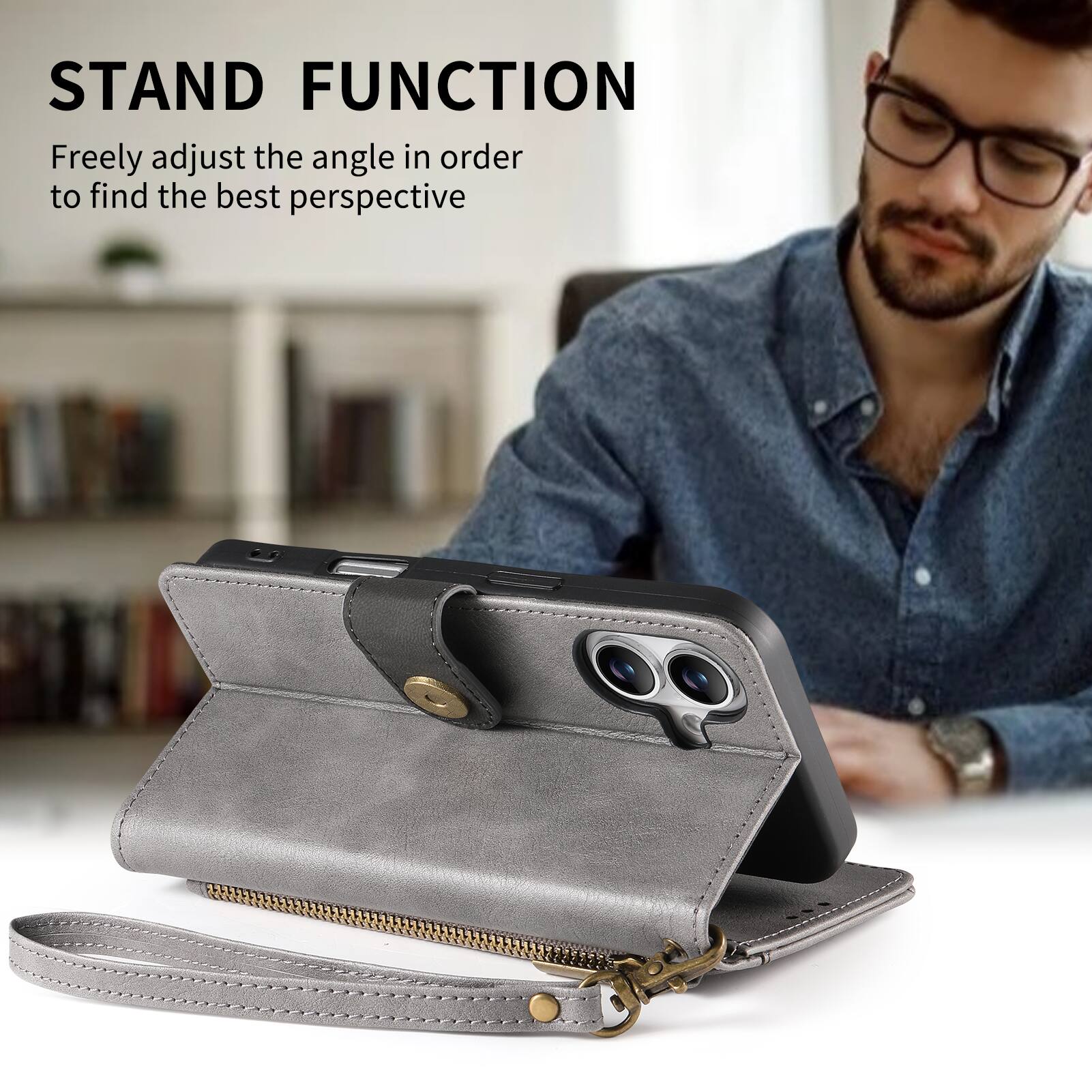 STAND FUNCTION

Freely adjust the angle in order to find the best perspective