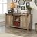 Left. Sauder - Bridge Acre Rustic Farmhouse Credenza - Lintel Oak.