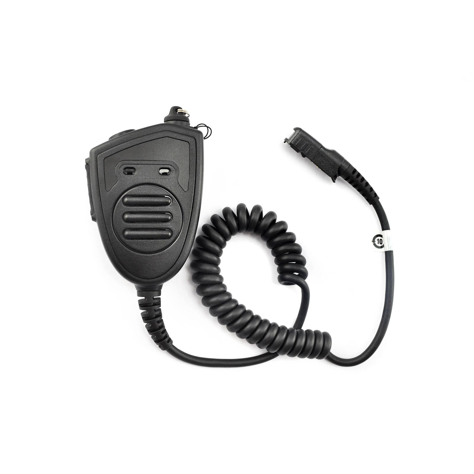 Front. ProMaxPower - Remote Shoulder Speaker Mic with Emergency Button for Motorola XPR3300e, R5 & Other Radios - Black.