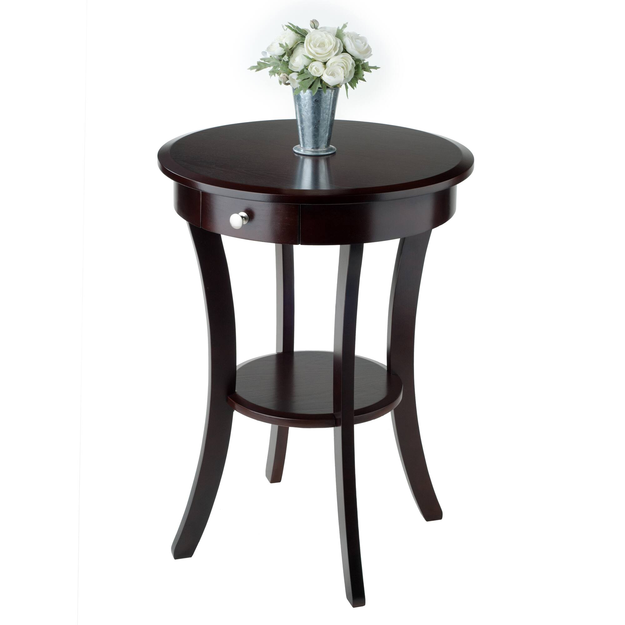 Alt View 10. Winsome Wood - Sasha Round Accent Table - Cappuccino.