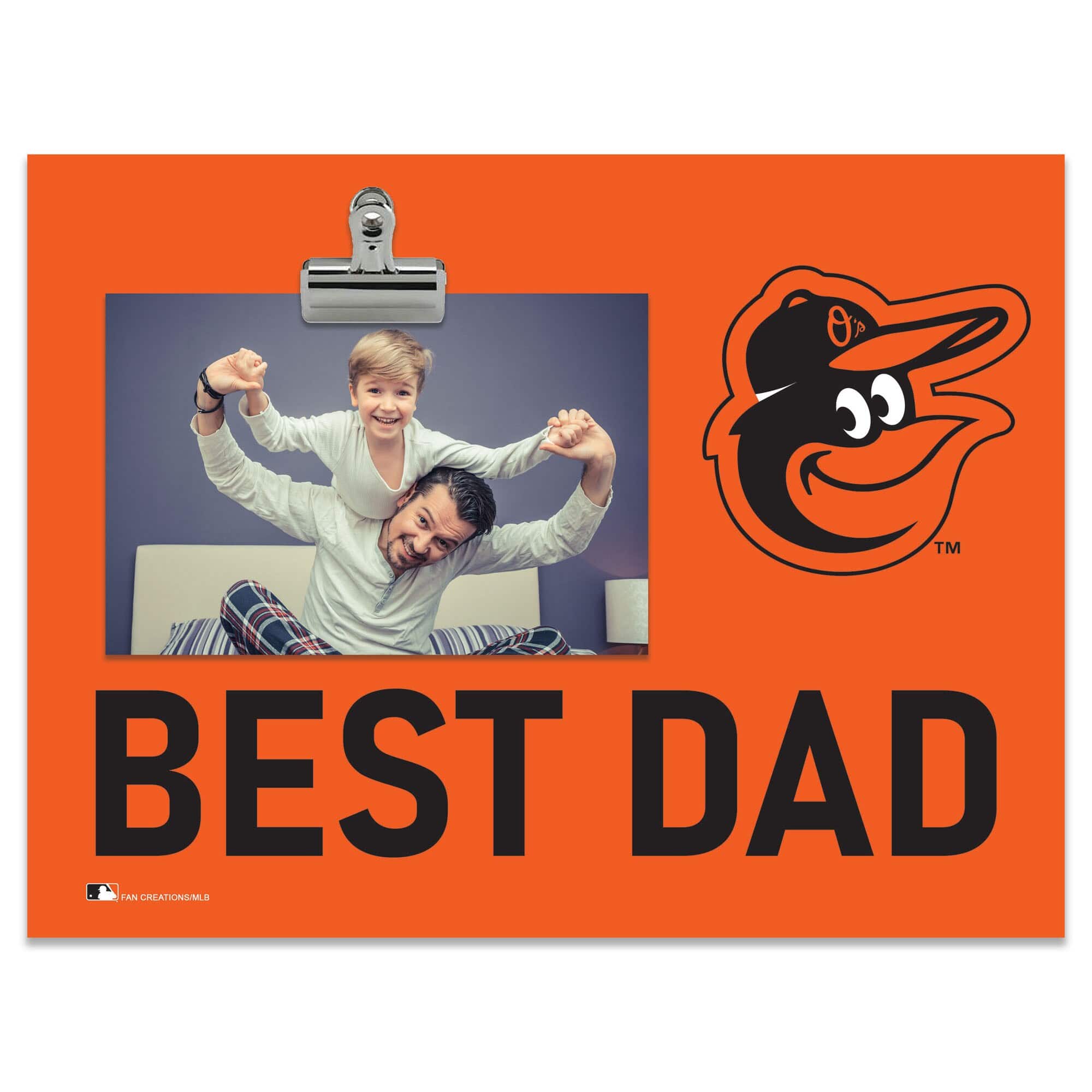 "Fan Creations - Baltimore Orioles 8"" x 10.5"" Briteline Best Dad Clip Frame - Multicolor" price history on PriceWatchPro