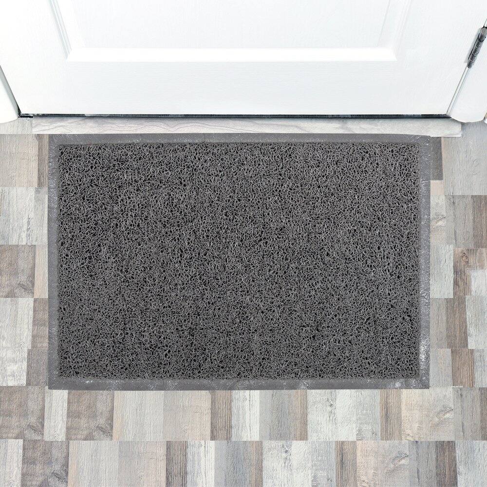 Alt View 4. Floortex - Doortex Twistermat Indoor Entrance Mat, Storm Gray - 48" x 72" - Storm Gray.