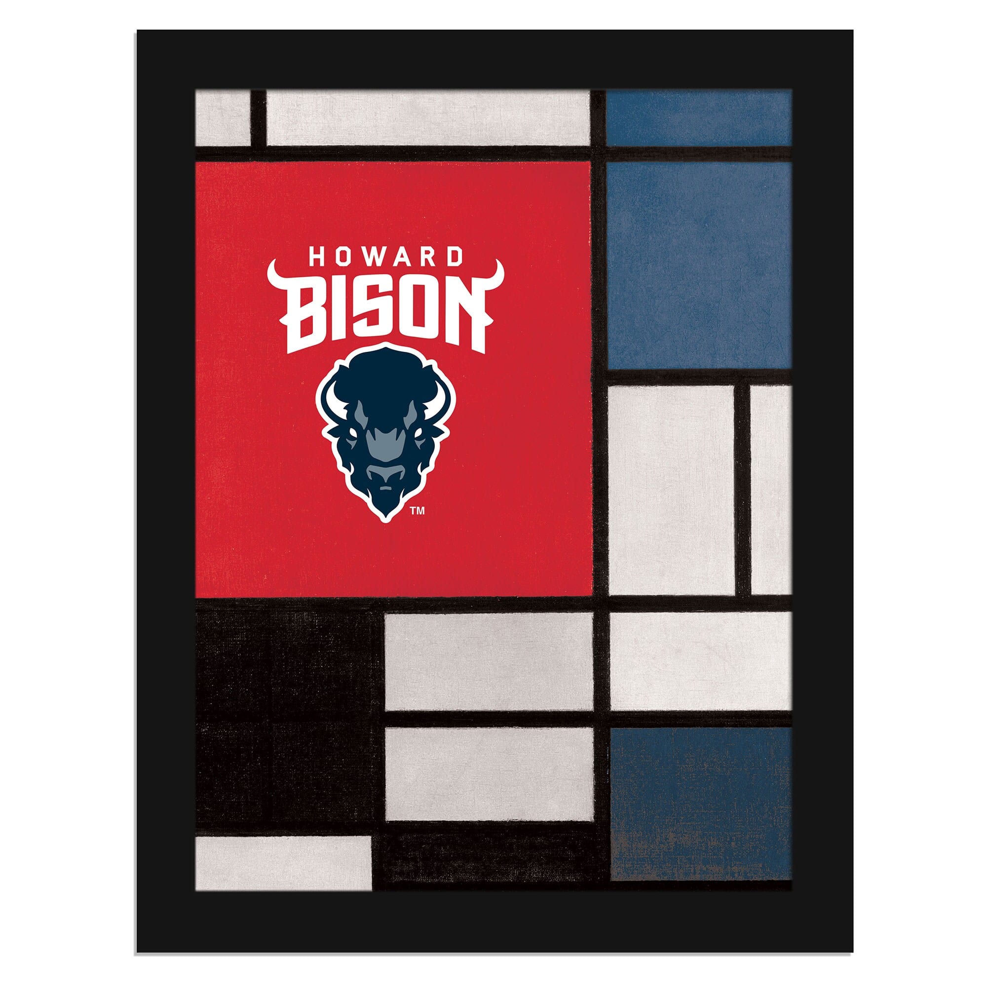 "Fan Creations - Howard Bison 12"" x 16"" Team Composition Framed Fine Art Print - Multicolor" price history on PriceWatchPro