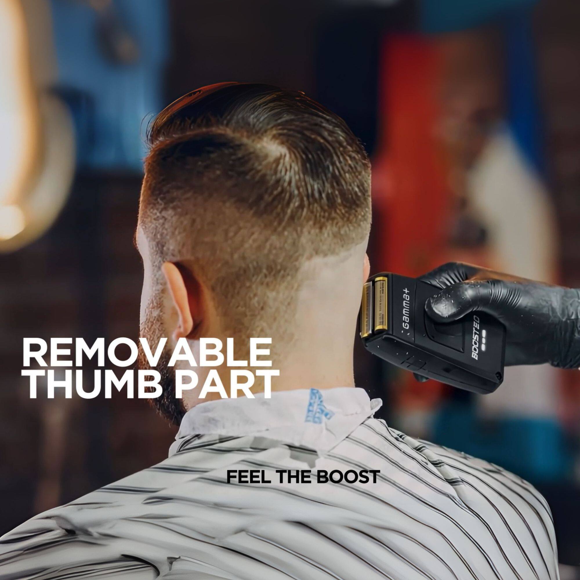 REMOVABLE THUMB PART  
FEEL THE BOOST