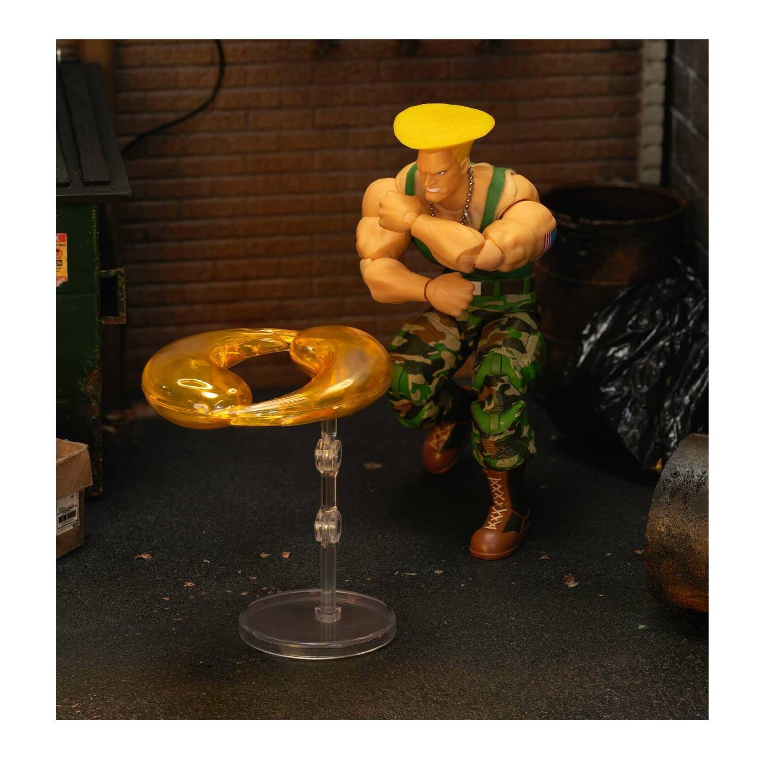 Back. Jada Toys - Jada Toys - Street Fighter II - Guile Action Figure   - COLLECTIBLES - Multicolor.