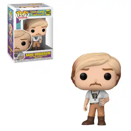 FLE CECE Fandd Dazed and 1603 POP! Confused MOVIES DAVID WOODERSON IN VINYLE FIGURE FIGURINE VINYL É FIGURA R 3 U OPRC ADVERTENÇA - i - ENTORNAL - A - - 20 -UK A . - 6 MARÇO - i - - i - - Saan