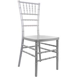 Emma + Oliver - Resin Chiavari Chair - Silver