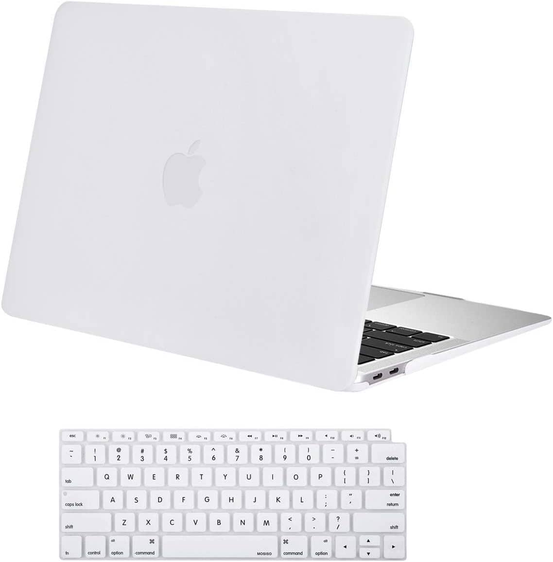 mosiso - Case for MacBook Air 13 inch Case 2020 2019 2018 Release M1 A2337 A2179 A1932 with Touch ID with Keyboard Cover - White price history on PriceWatchPro