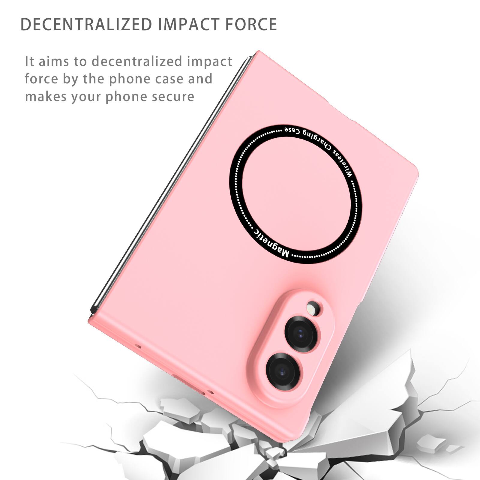 DECENTRALIZED IMPACT FORCE

It aims to decentralized impact force by the phone case and makes your phone secure

Case Charging Wireless Magnetic